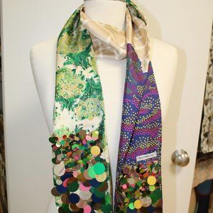Mantero Womens Silk Scarf